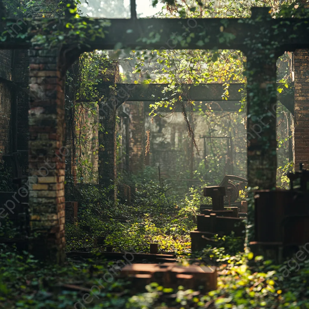 Abandoned brick-making site overrun by nature - Image 2