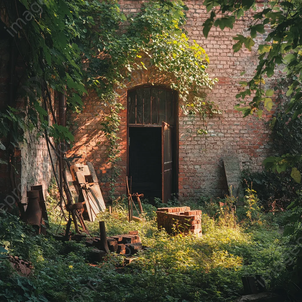 Abandoned brick-making site overrun by nature - Image 3