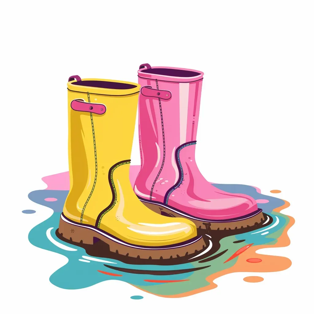 Spring rain boots and puddles logo - Image 2