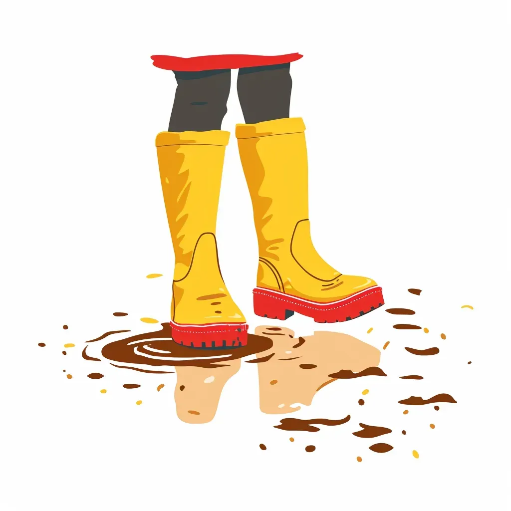 Spring rain boots and puddles logo - Image 4