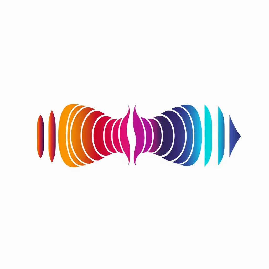 Vibrant Sound Waves Logo