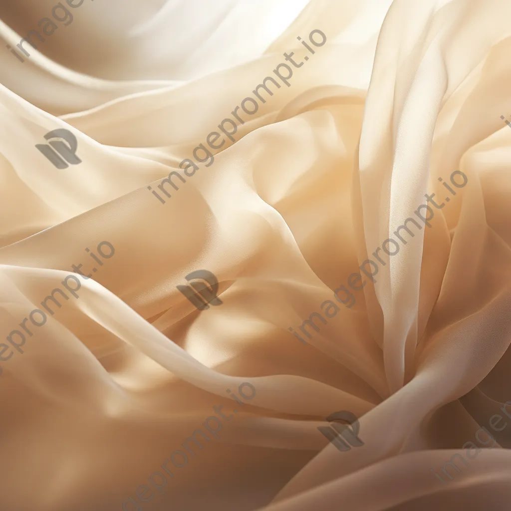 Close-up of soft fabric with morning sunlight filtering through curtains. - Image 4