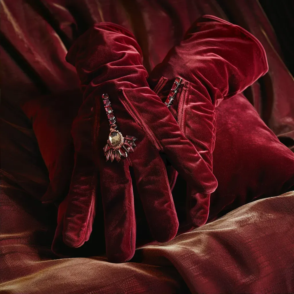 suede gloves - Image 2