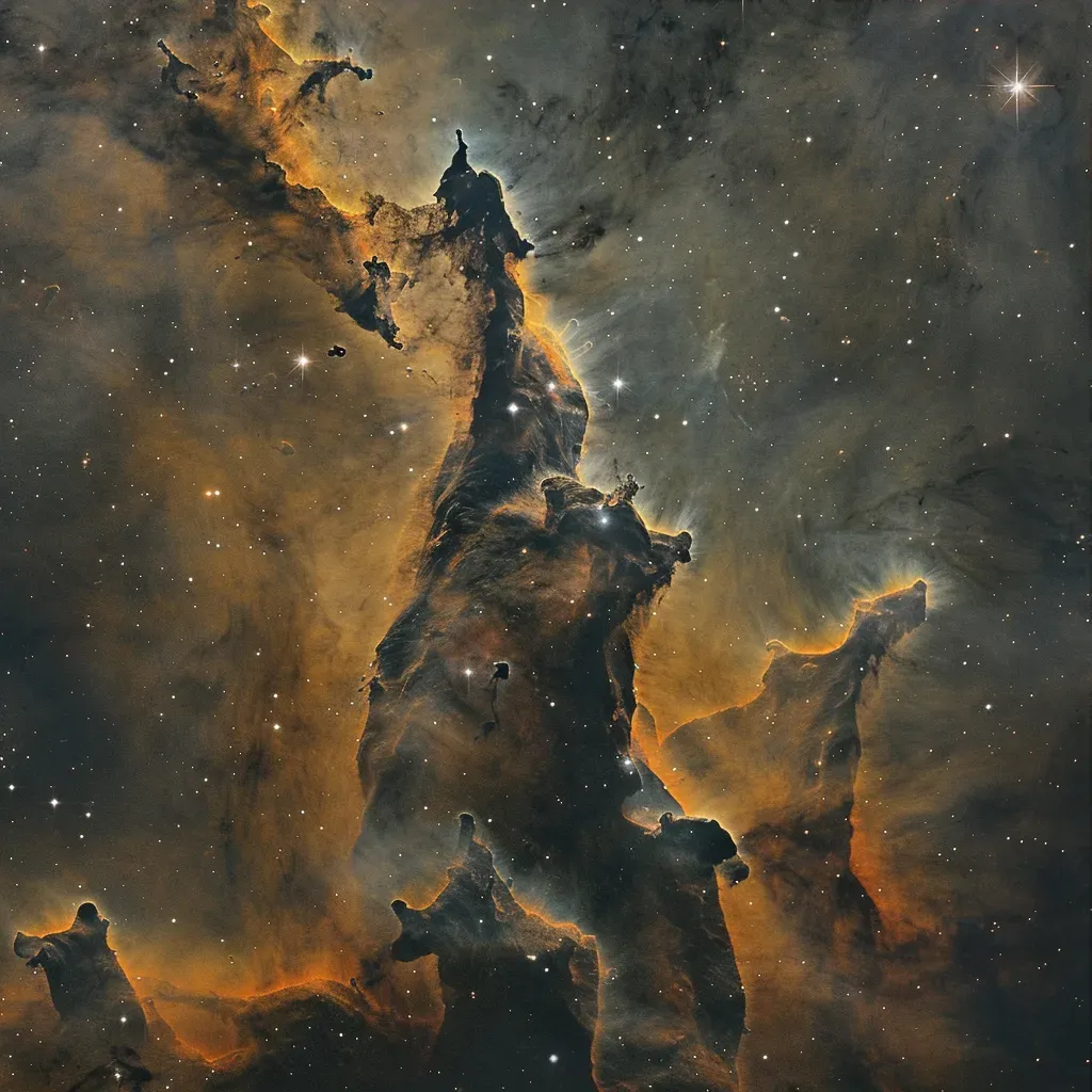 Eagle Nebula with pillars and newborn stars, shot on Nikon Z6 II - Image 3