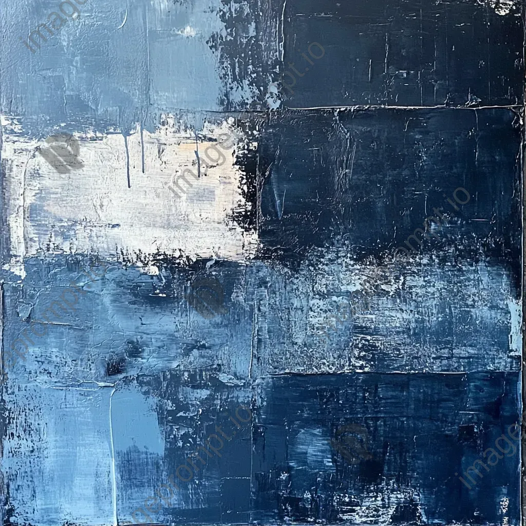 Abstract spread of layered blue textures symbolizing a myriad of emotions - Image 2