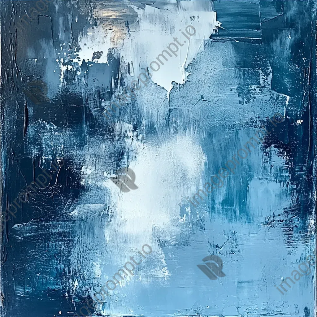 Abstract spread of layered blue textures symbolizing a myriad of emotions - Image 3