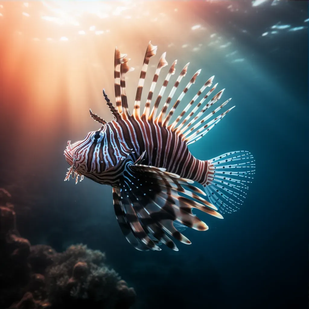 lionfish underwater - Image 3