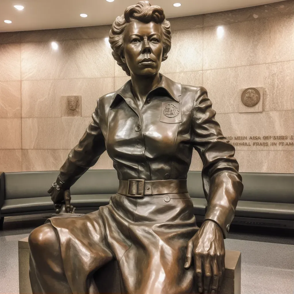 Eleanor Roosevelt advocating for human rights at the United Nations - Image 1