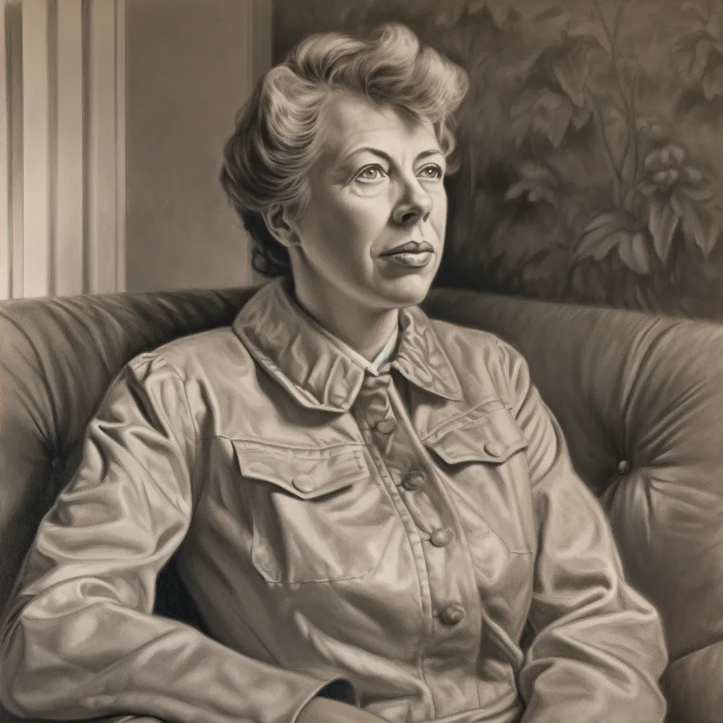 Eleanor Roosevelt advocating for human rights at the United Nations - Image 2