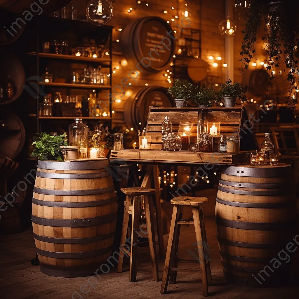 Inviting rustic bar with craft beer and cocktails - Image 3