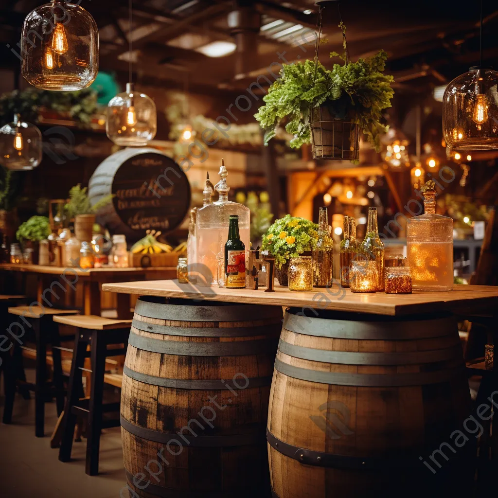 Inviting rustic bar with craft beer and cocktails - Image 4