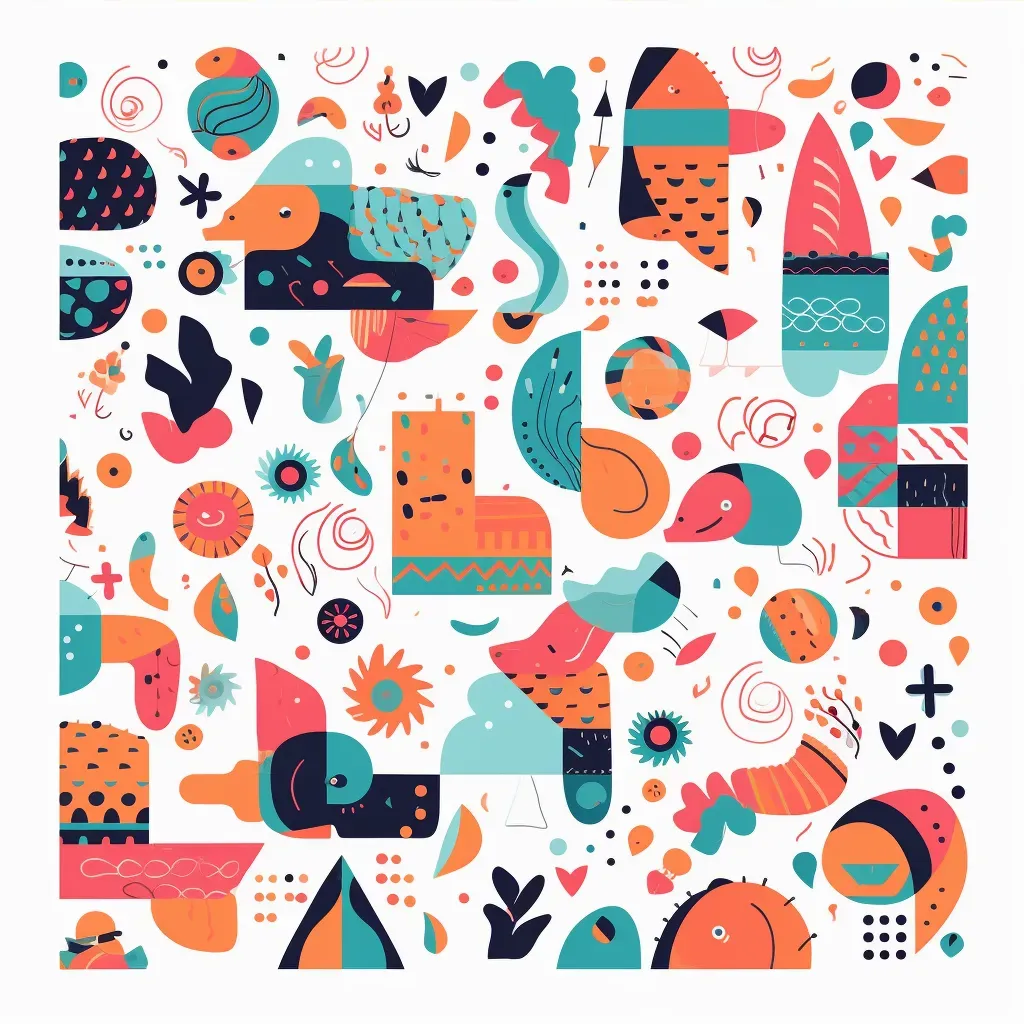 Playful Whacky Patterns Logo