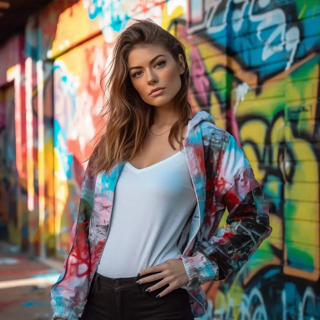 Vibrant alleyway portrait shot on Canon EOS R6 - Image 3