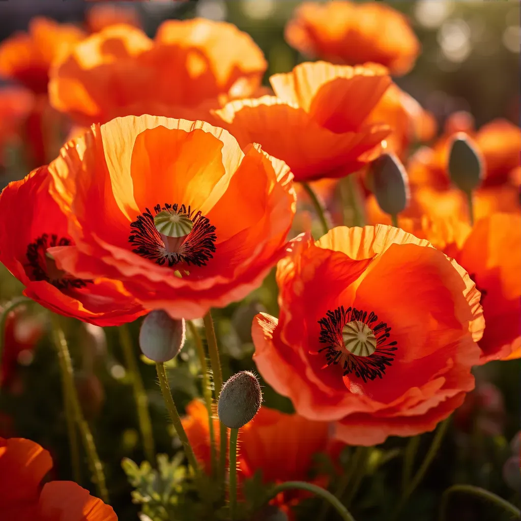 Fiery Poppies