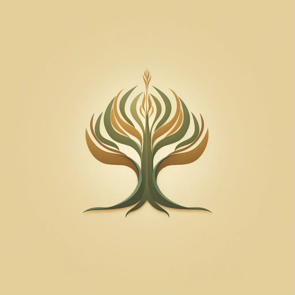 Nature-inspired logo for an ethical investment platform with a tree icon in green and brown - Image 1