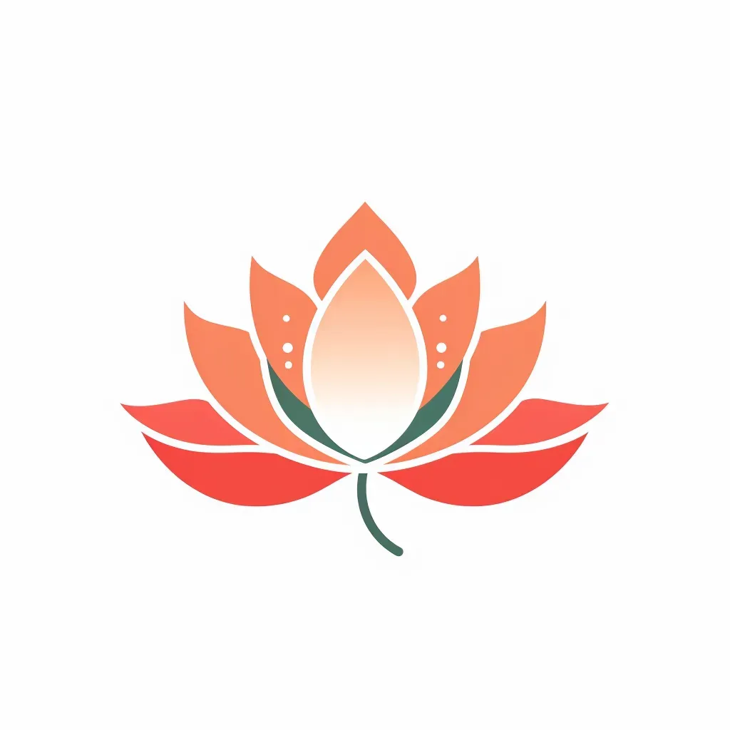 Yoga studio logo with peaceful lotus flower design - Image 3