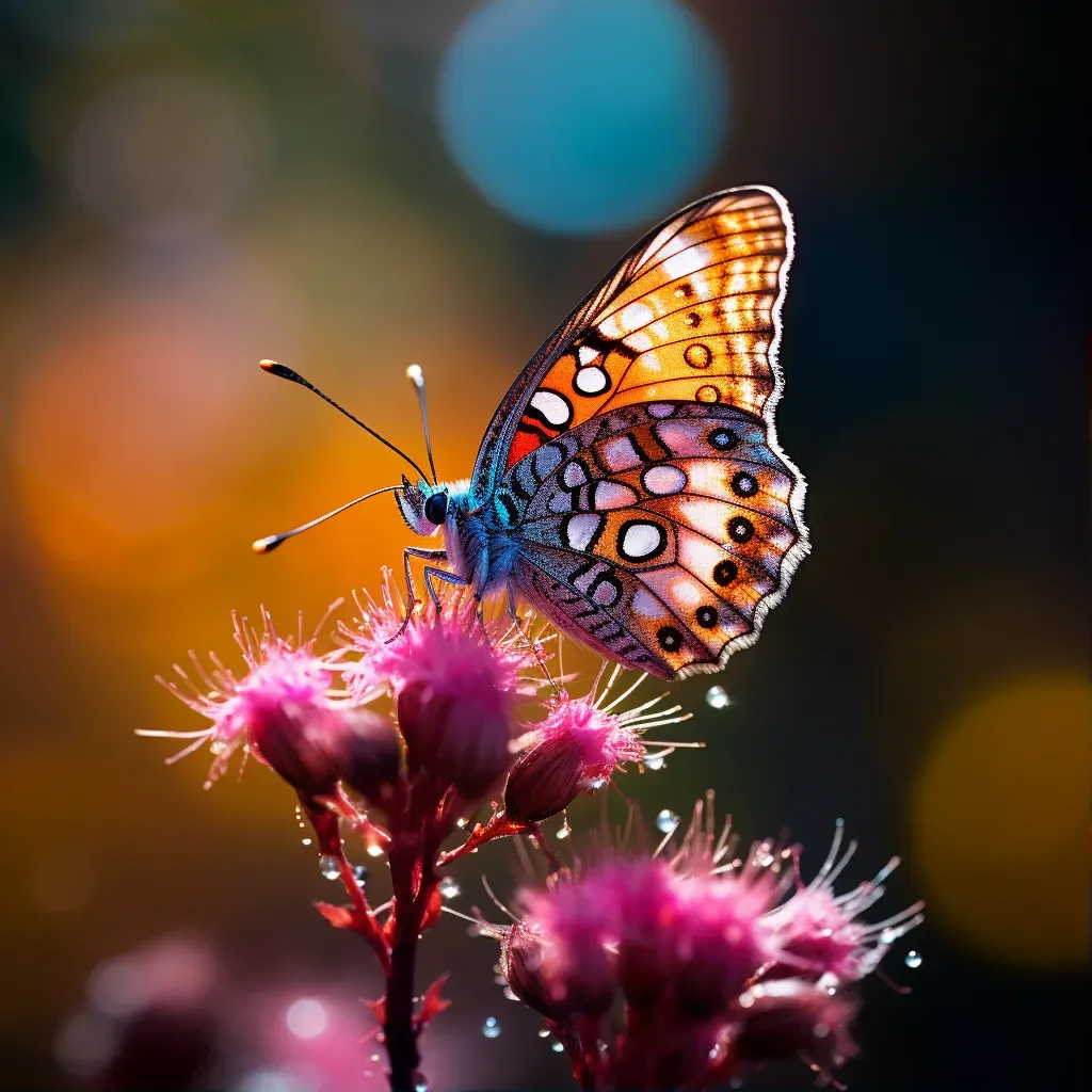 butterfly wings close-up - Image 1