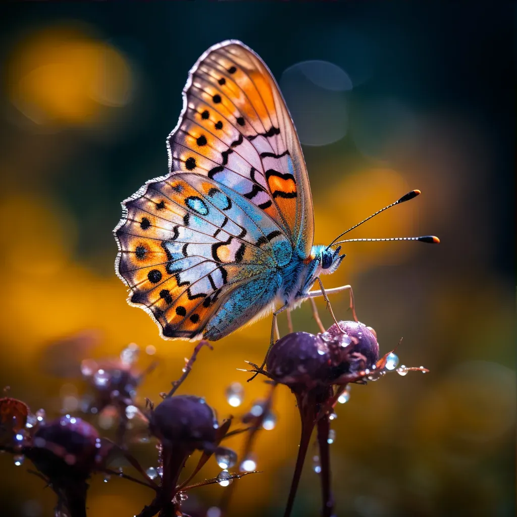 butterfly wings close-up - Image 3