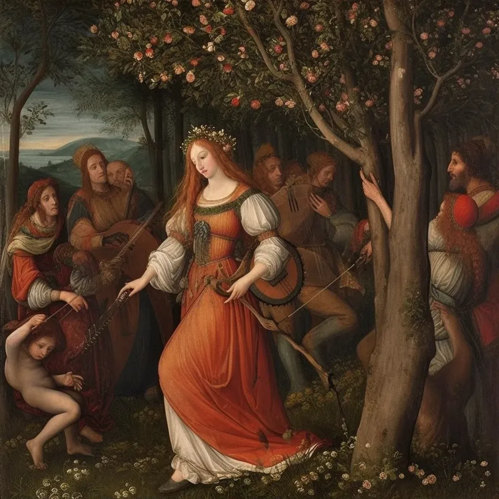 Picture capturing the return of Persephone from the underworld - Image 1