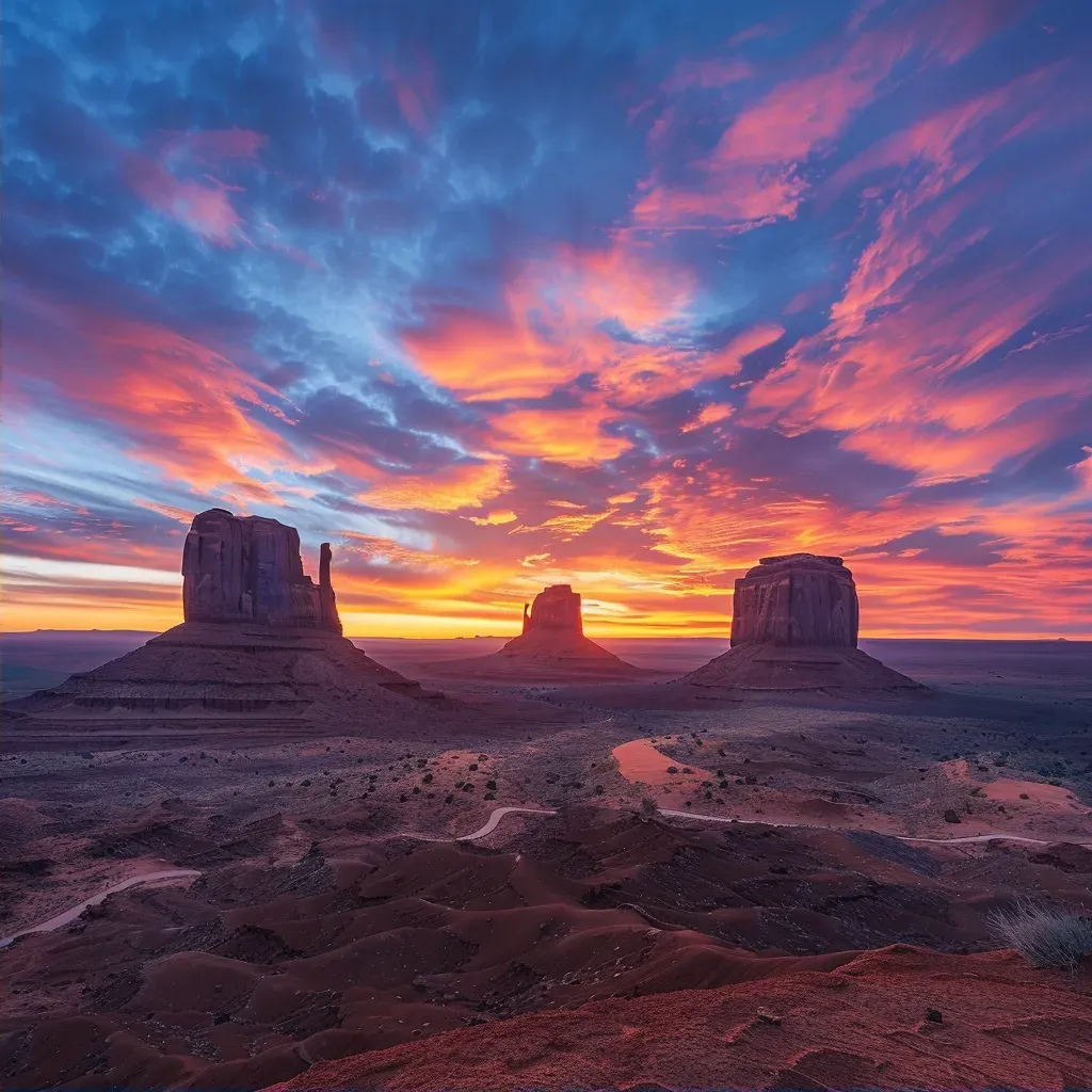 Monument Valley Navajo Sunrise