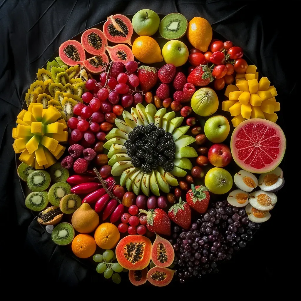 Vibrant Tropical Fruit Platter