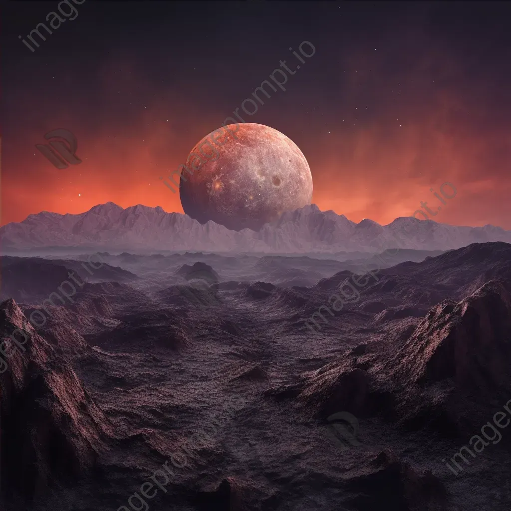 Venus hazy planet with volcanic landscapes - Image 4