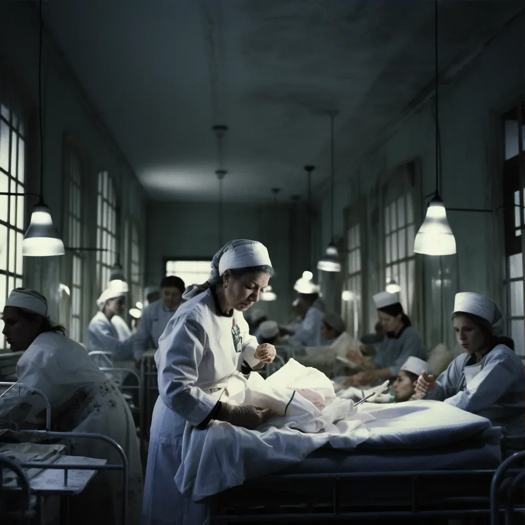 Nurse in hospital ward in image prompt - Image 3