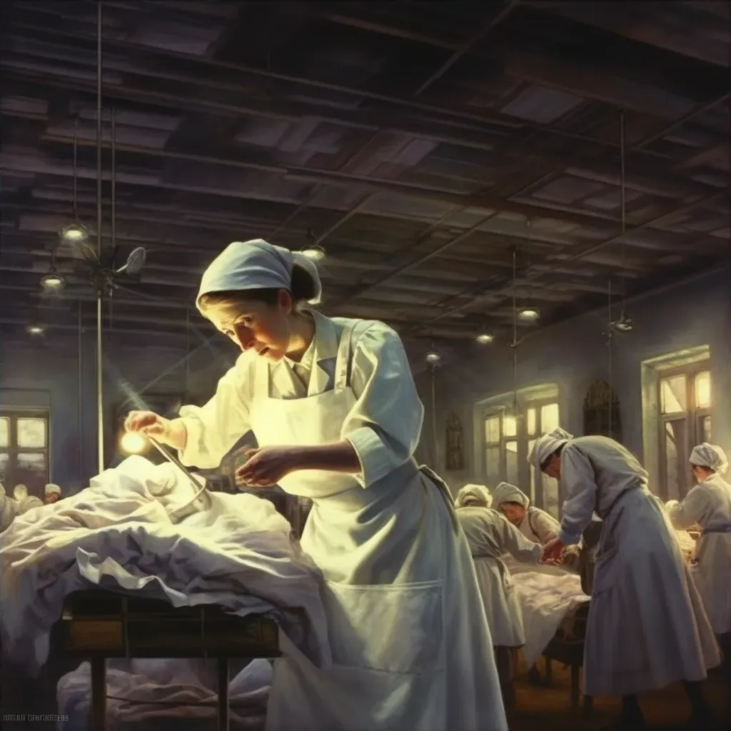 Nurse in hospital ward in image prompt - Image 4