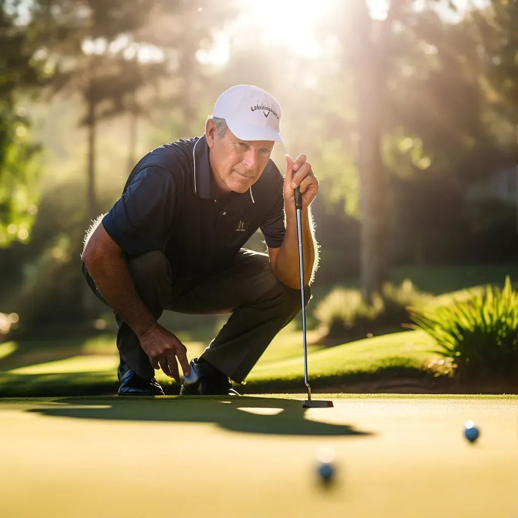 golfer focusing - Image 1