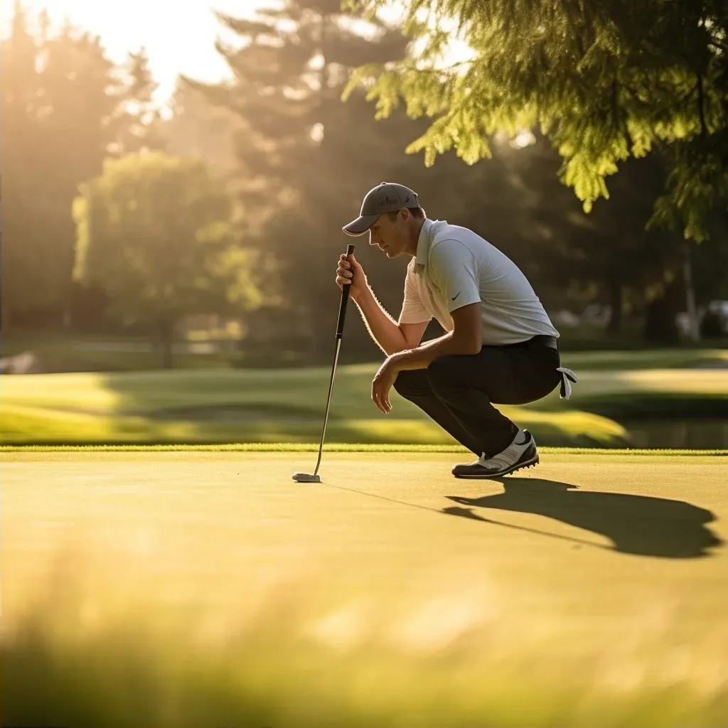 golfer focusing - Image 2