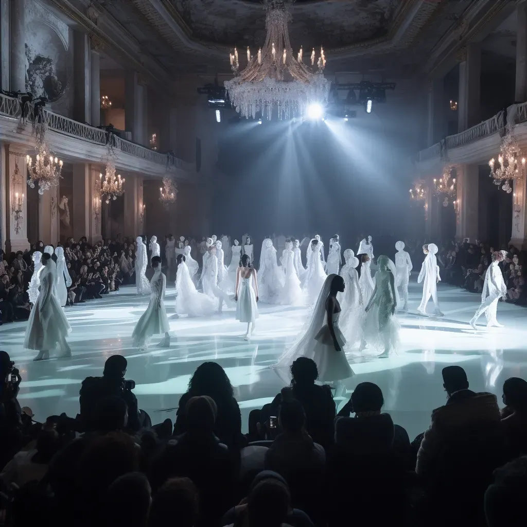 Image of a frozen grand ballroom with a phantom orchestra and ghostly dancers - Image 4