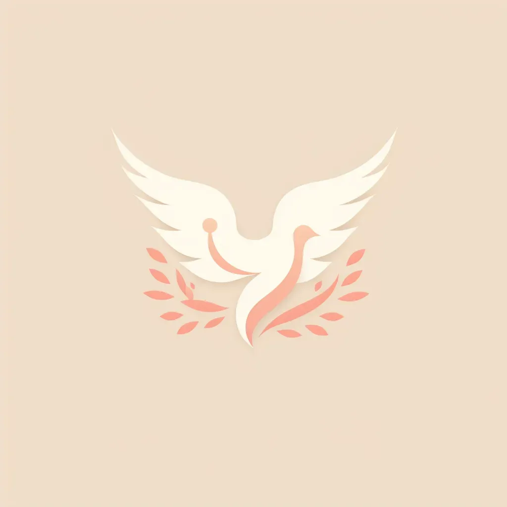 Dove icon logo design for hospice care facility - Image 2