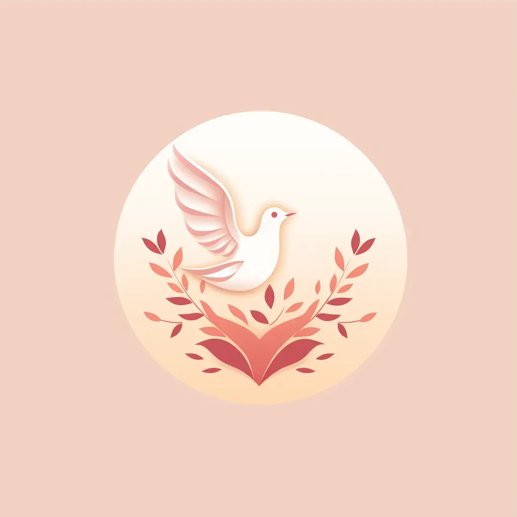 Dove icon logo design for hospice care facility - Image 3