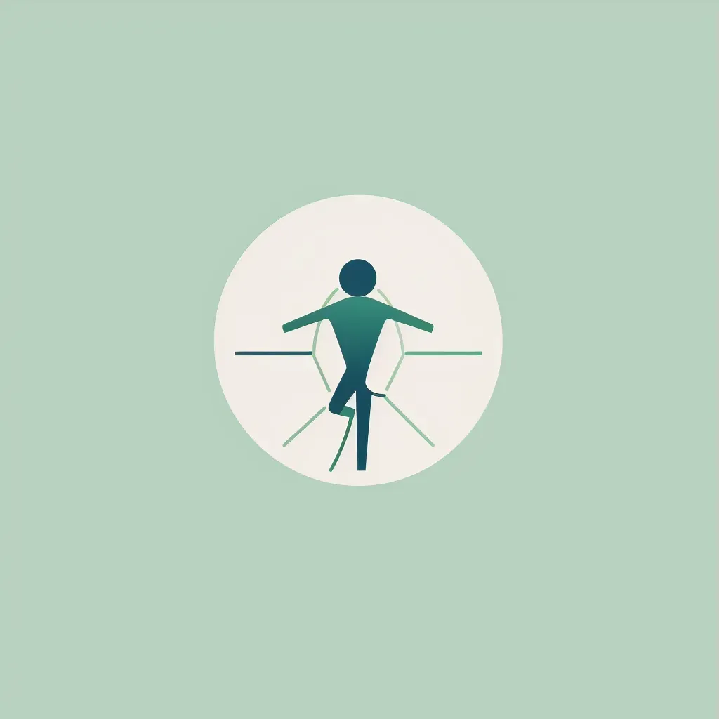 Human figure icon logo design for physical therapy center - Image 3