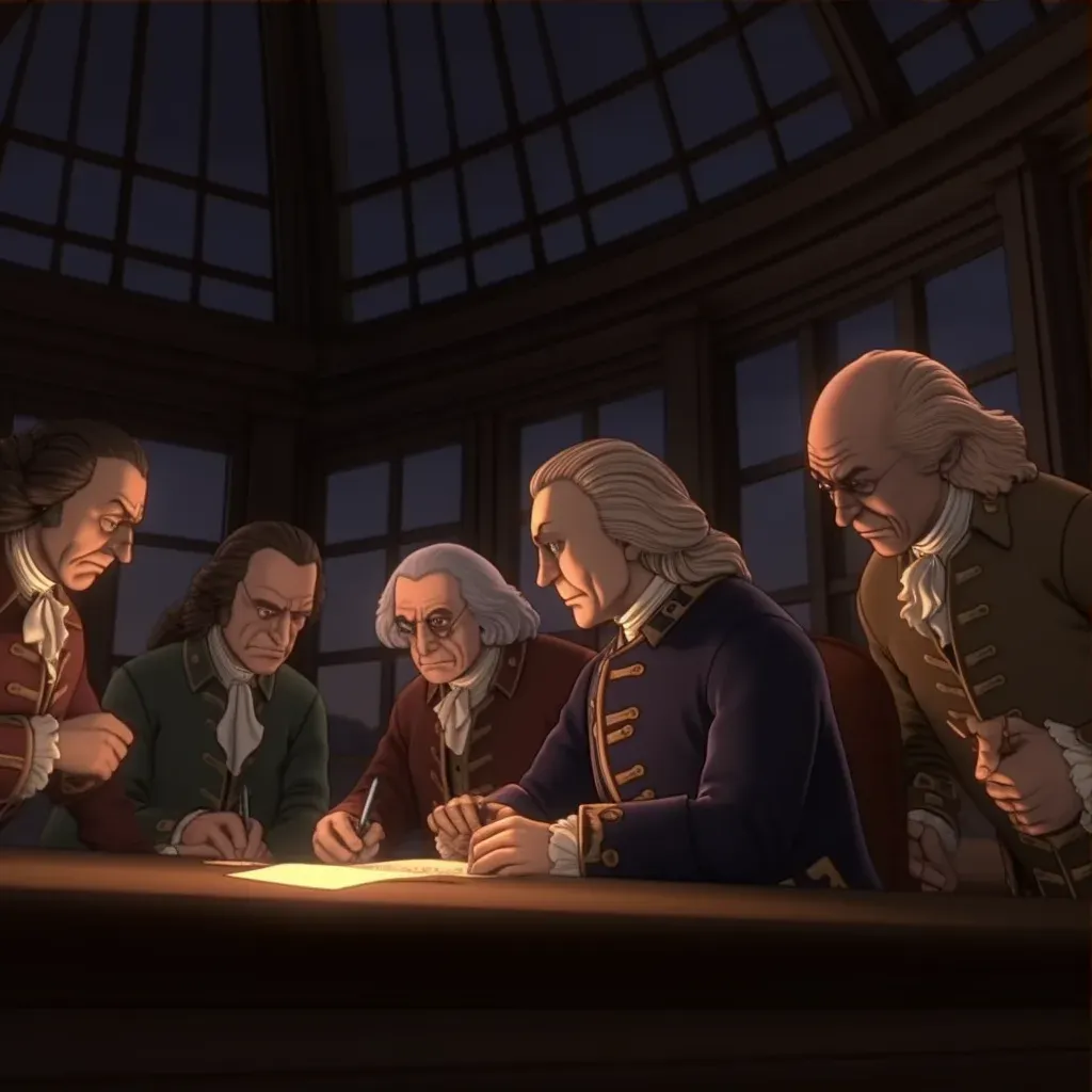 Signing of the Declaration of Independence with key figures - Image 3