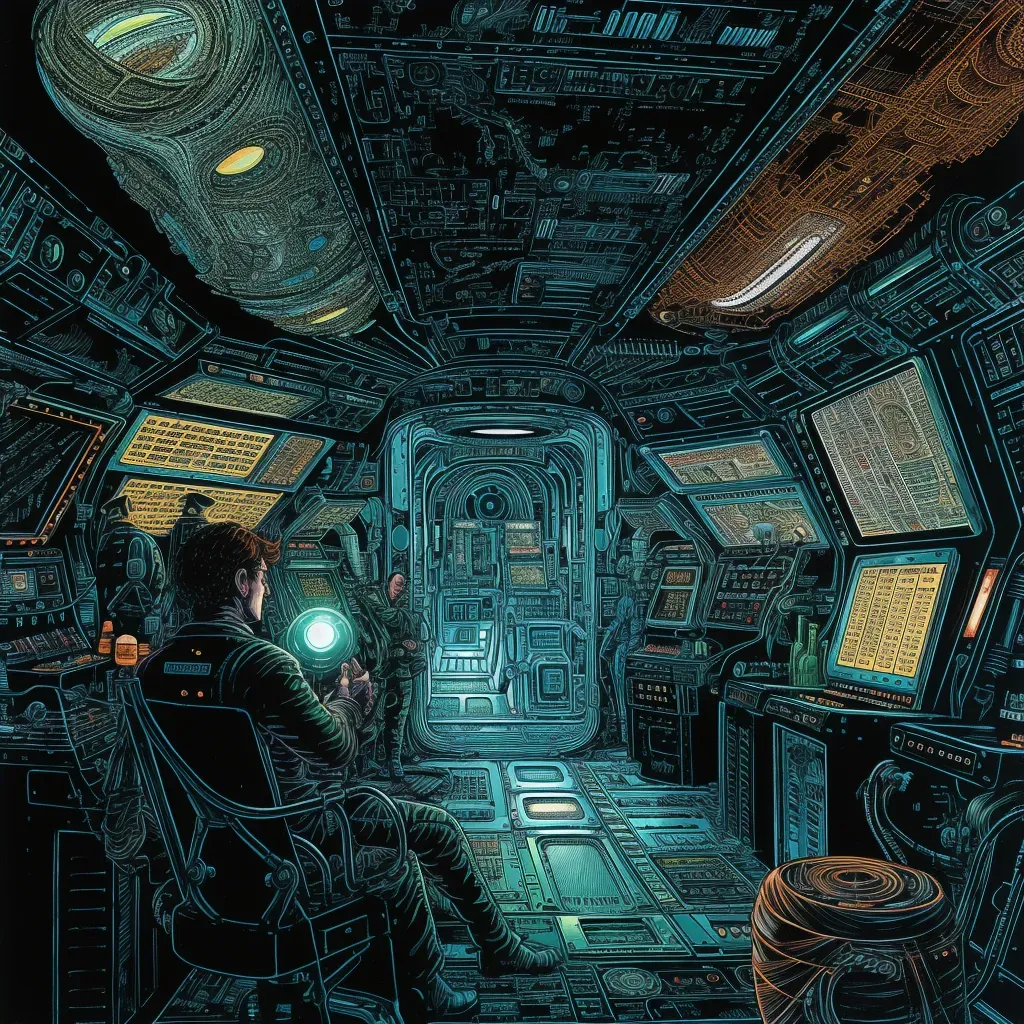 Spaceship interior on interstellar journey - Image 4