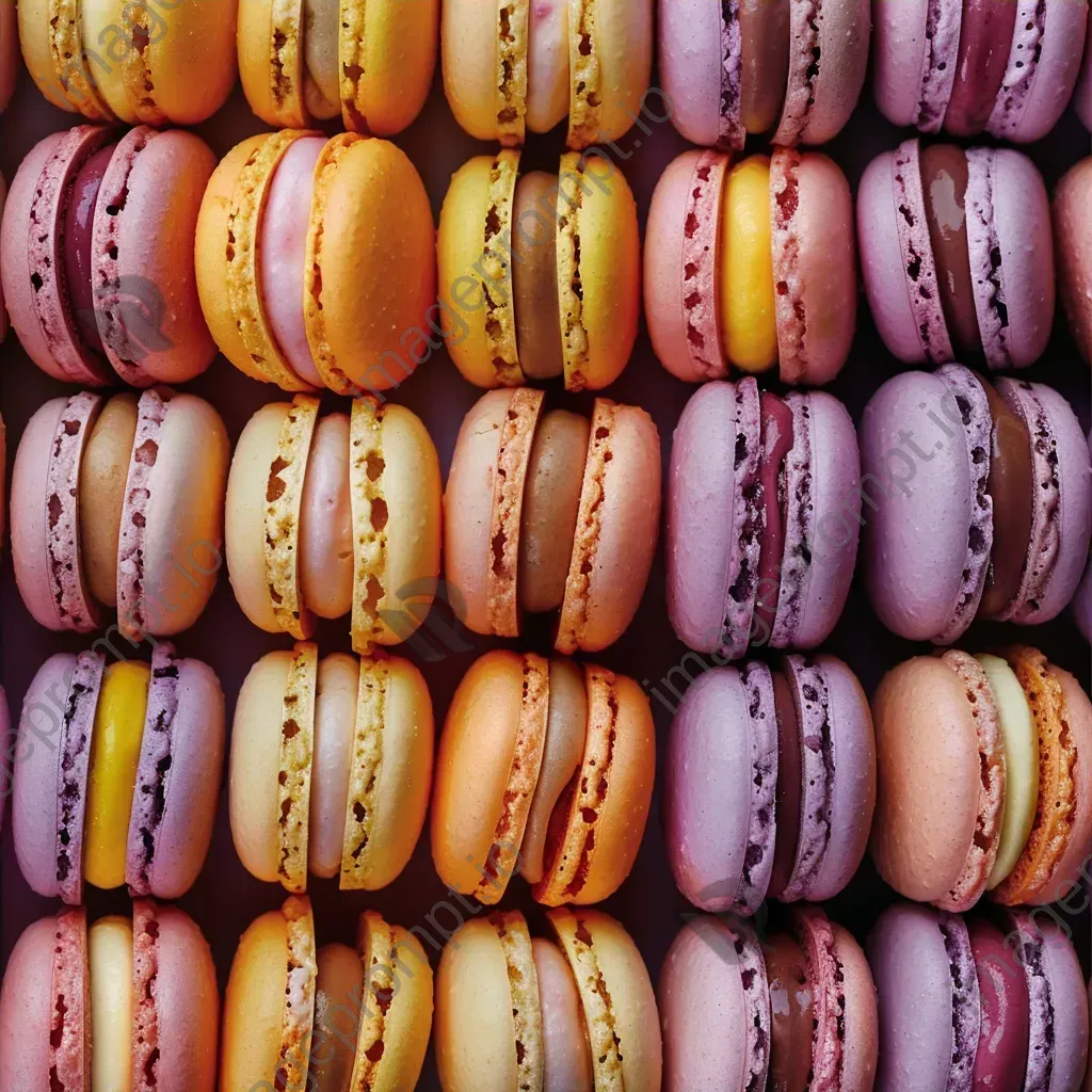 Colorful macarons arrangement - Image 4