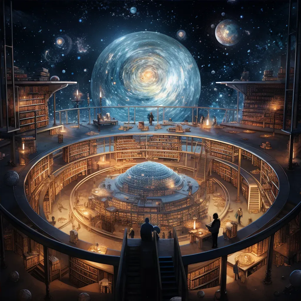 Enigmatic image of a cosmic library preserving the history of the universe in starlight - Image 4