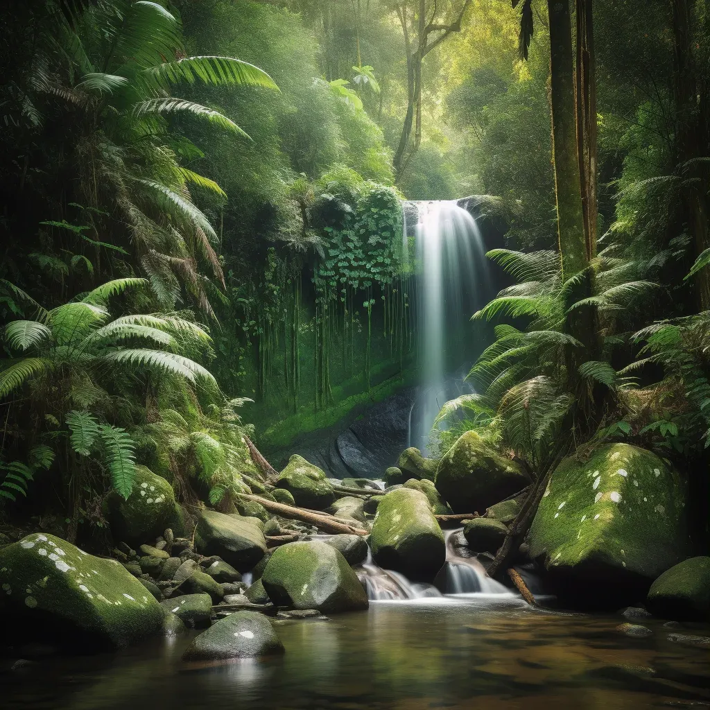 Rainforest waterfall - Image 3