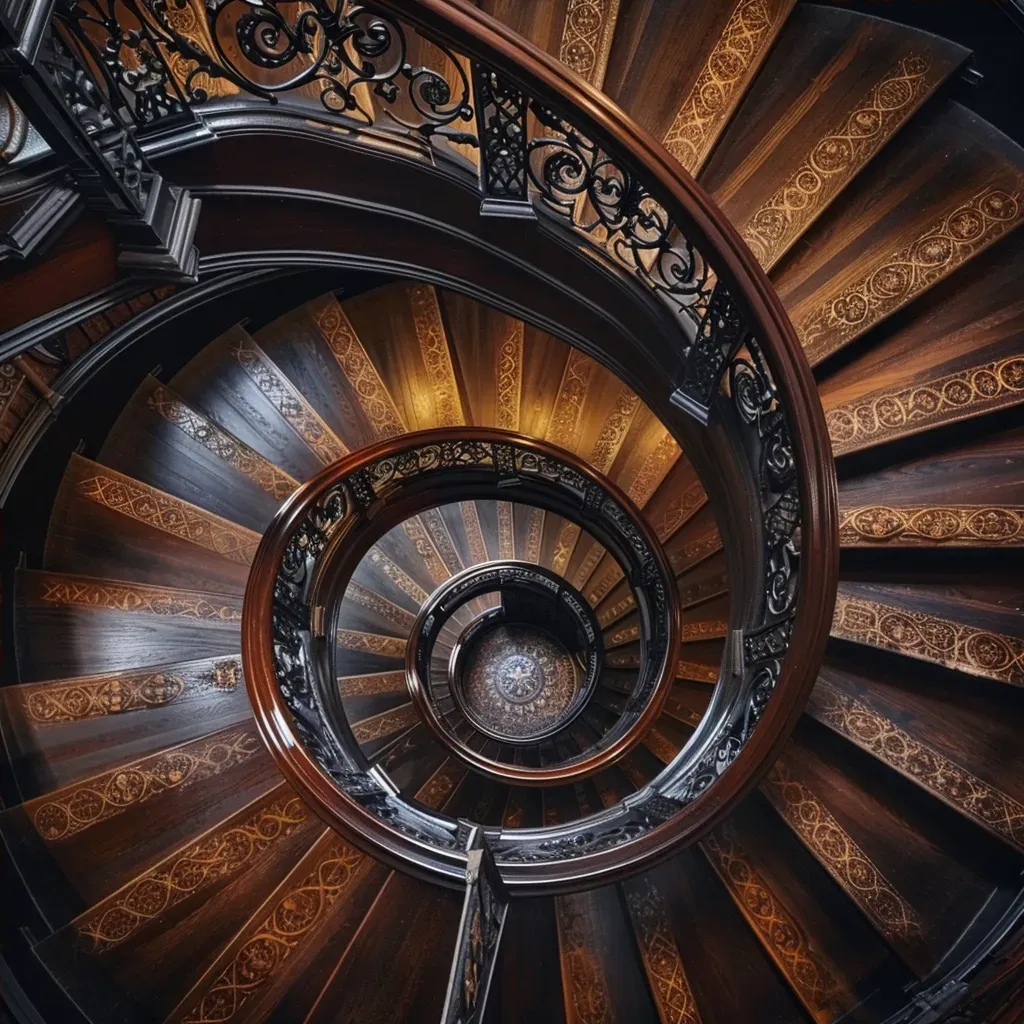 Elegant Spiral Staircase