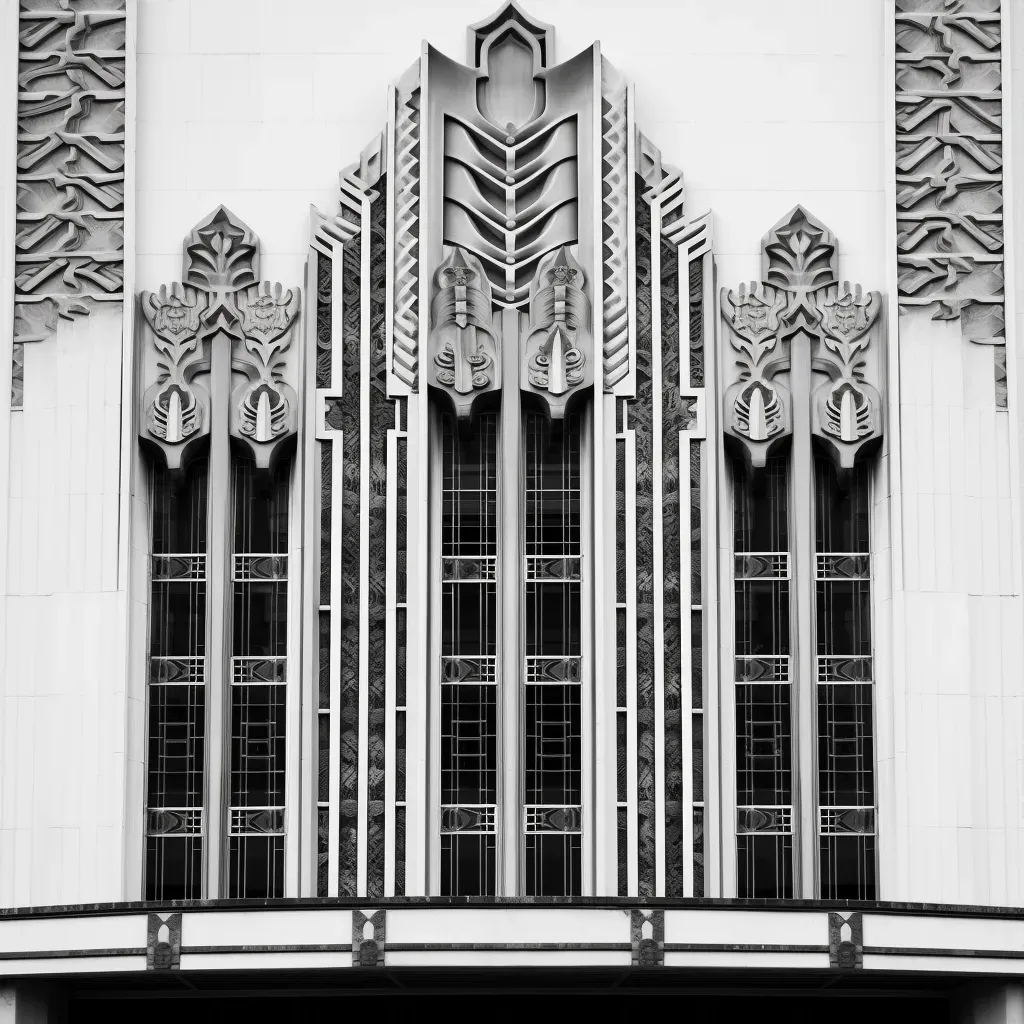 art deco facade photo - Image 3