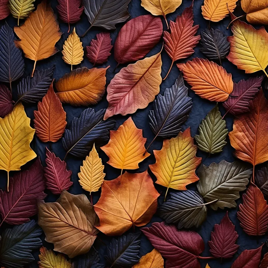 autumn leaf patterns - Image 1