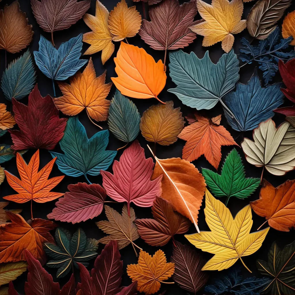 autumn leaf patterns - Image 2