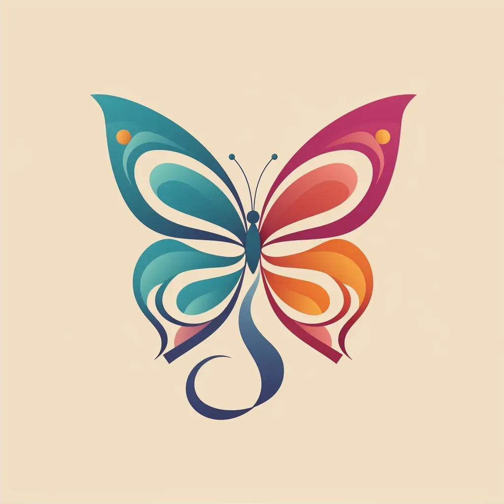 Ribbon or butterfly logo for cancer non-profit - Image 2