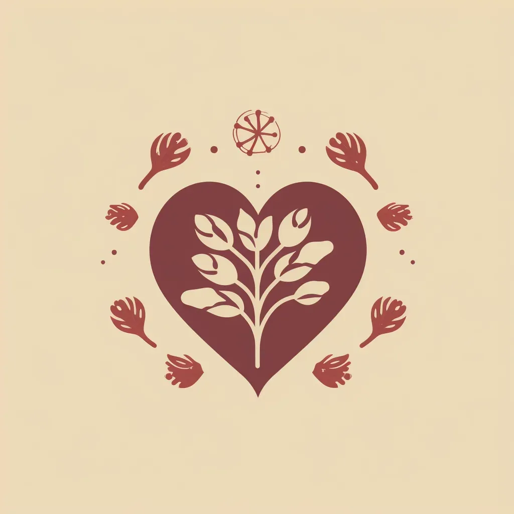 Hand and heart icon logo design for elderly care facility - Image 4