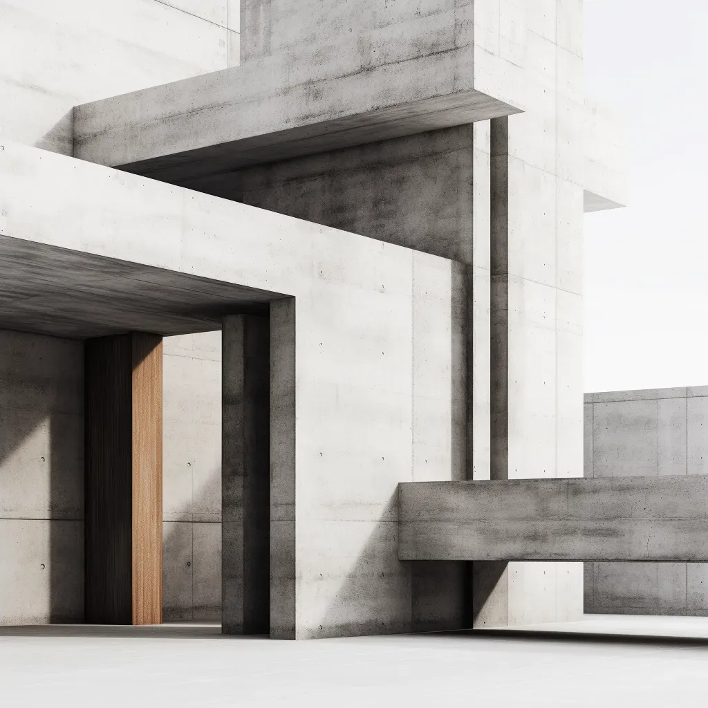 Minimalist concrete structures - Image 4