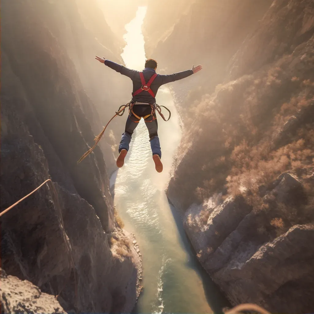 bungee jumper canyon - Image 2