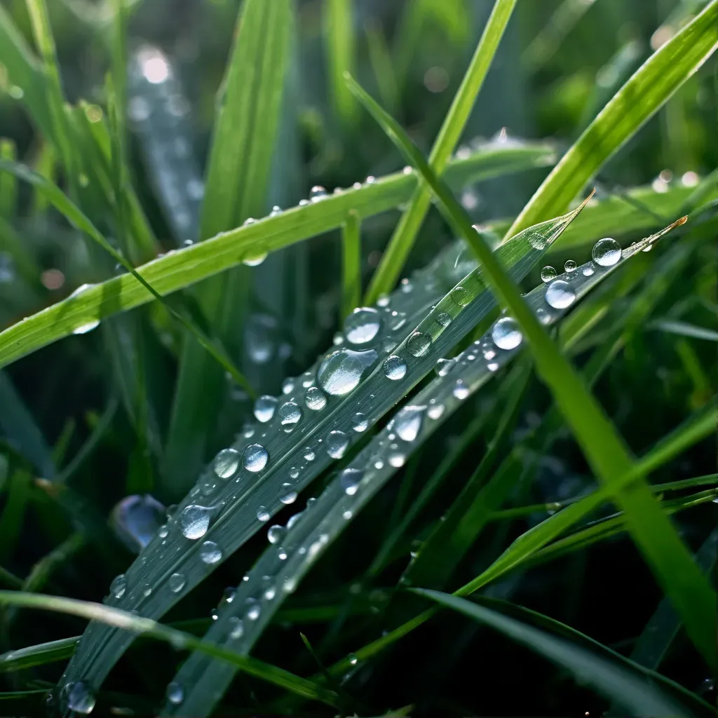 morning dew on grass - Image 1