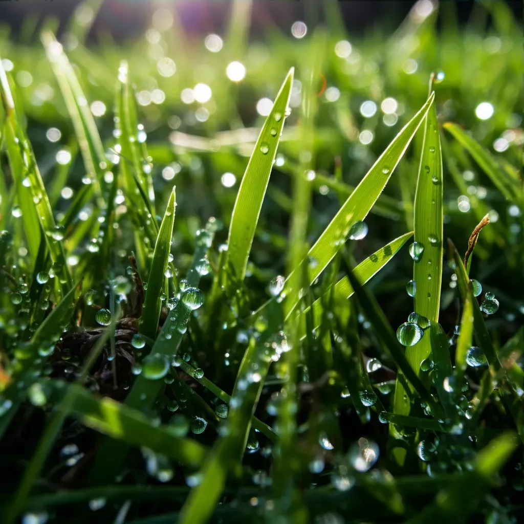 morning dew on grass - Image 3