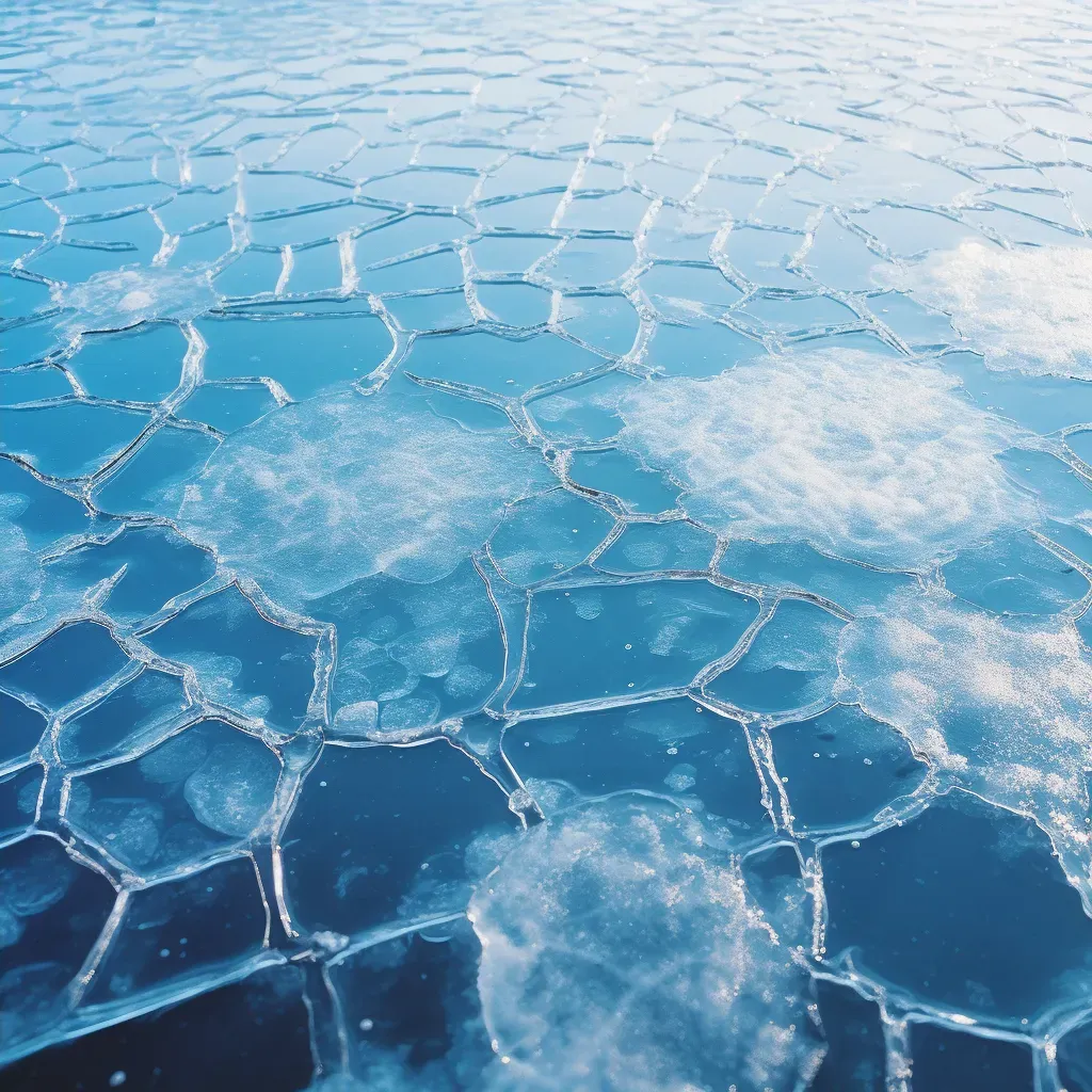 geometric ice patterns photo - Image 4